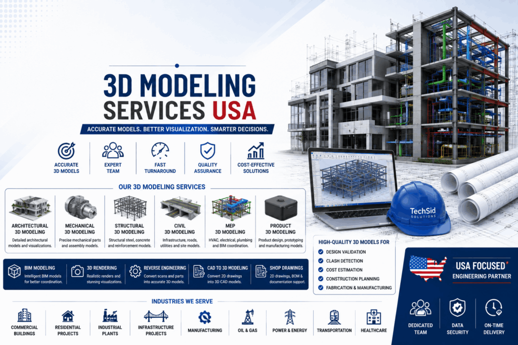 Professional 3D Modeling Services in USA