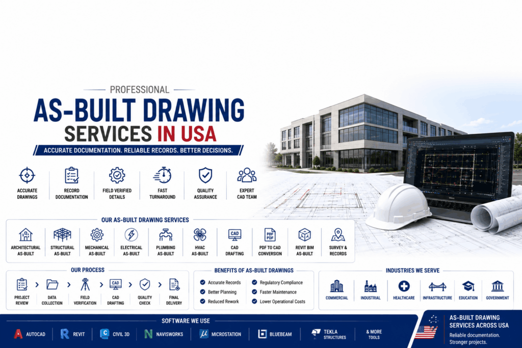 Professional As-Built Drawing Services in USA