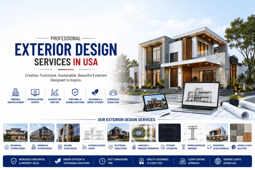Professional Exterior Design Services in USA
