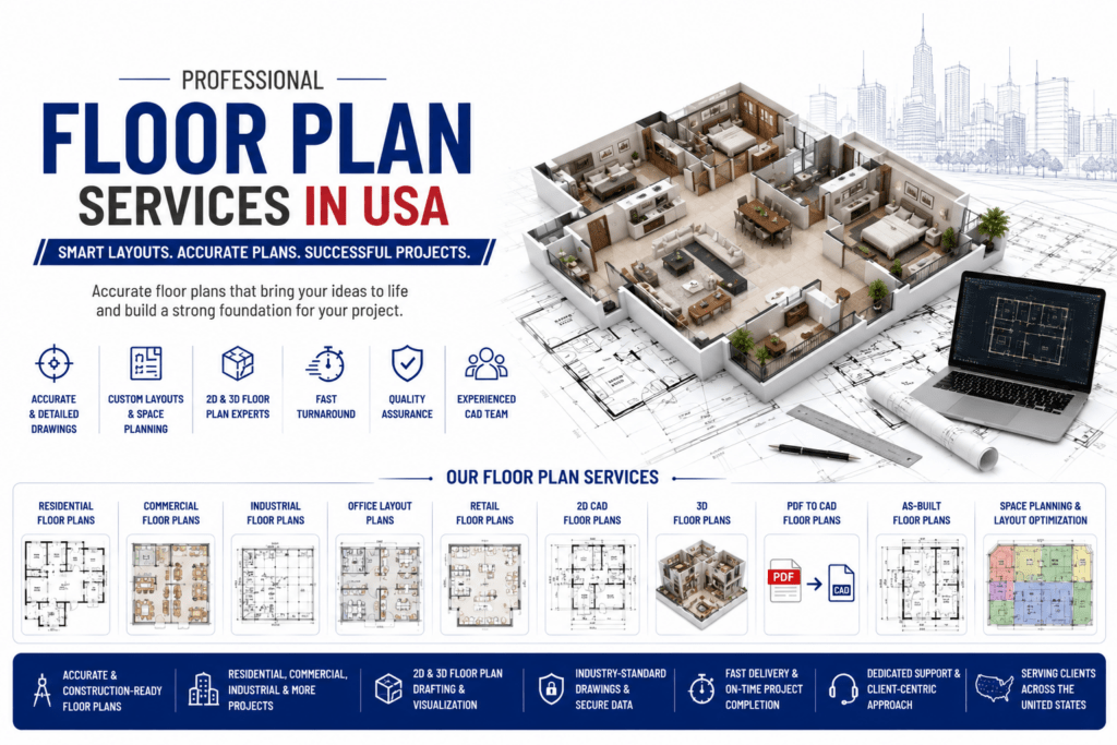 Professional Floor Plan Services in USA