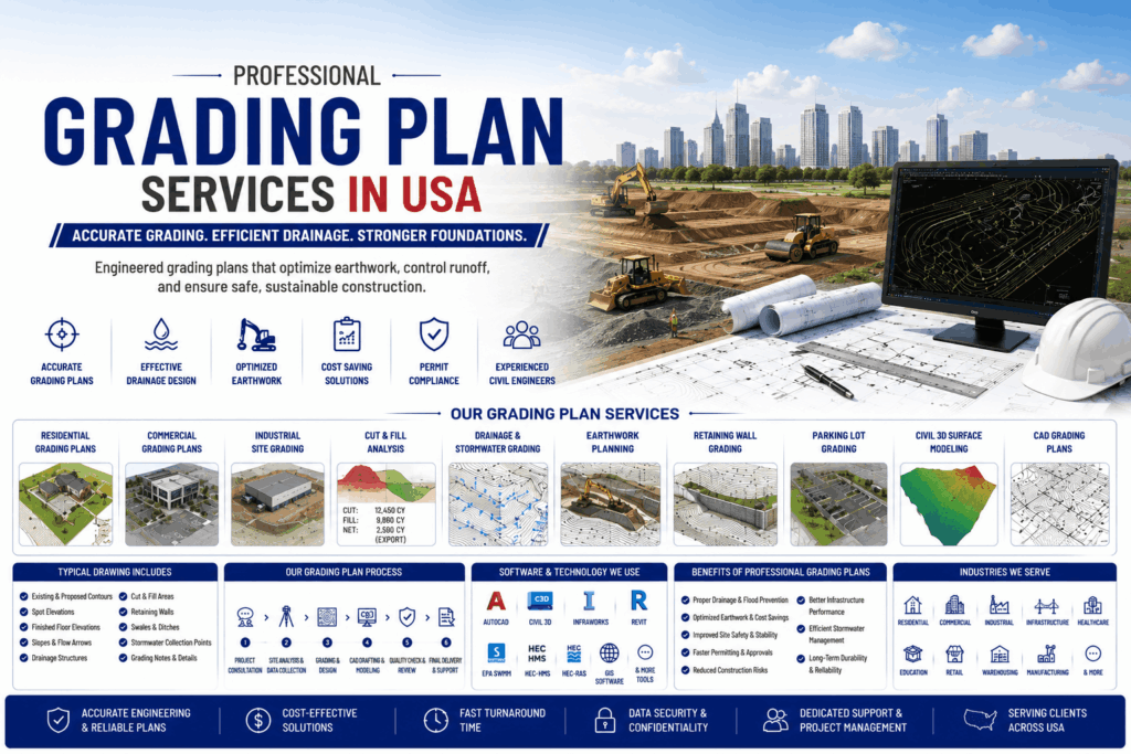 Professional Grading Plan Services in USA